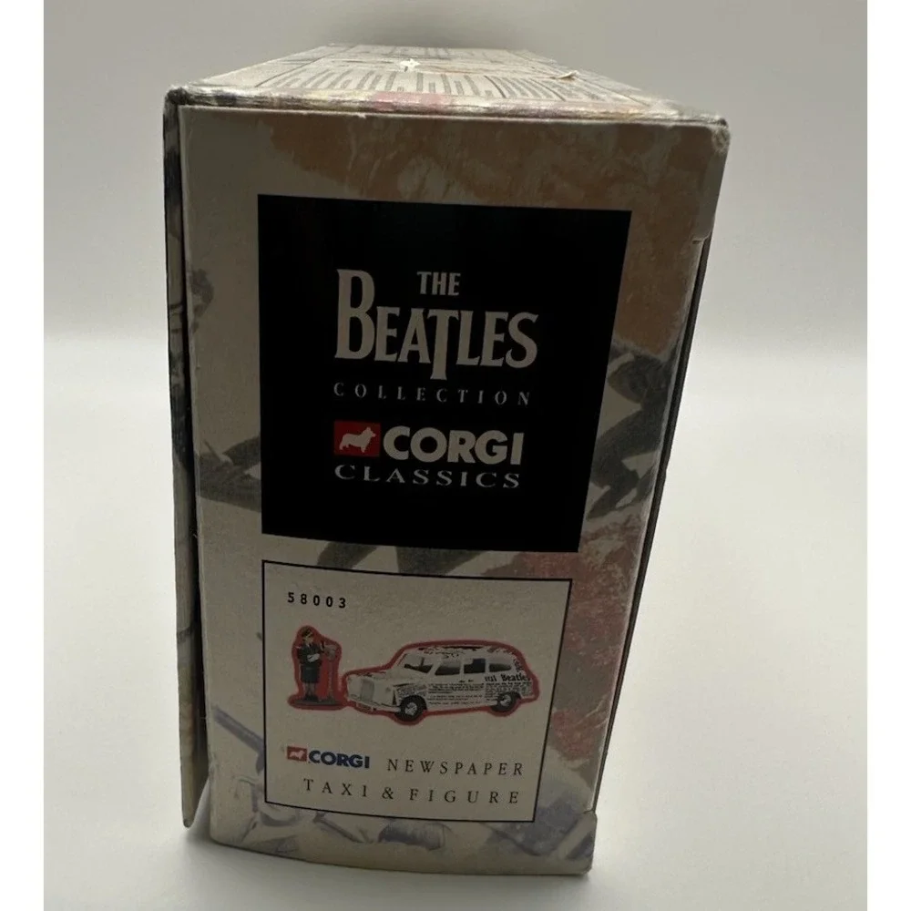 CORGI CLASSICS THE BEATLES COLLECTION 58003 NEWSPAPER TAXI & FIGURE NEW